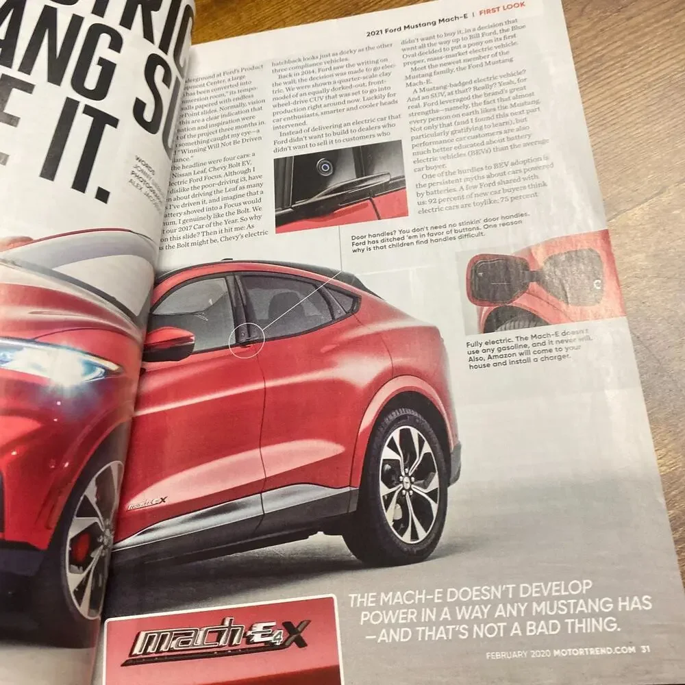 Motor Trend Magazine Feb 2020 Controversial TESTLA